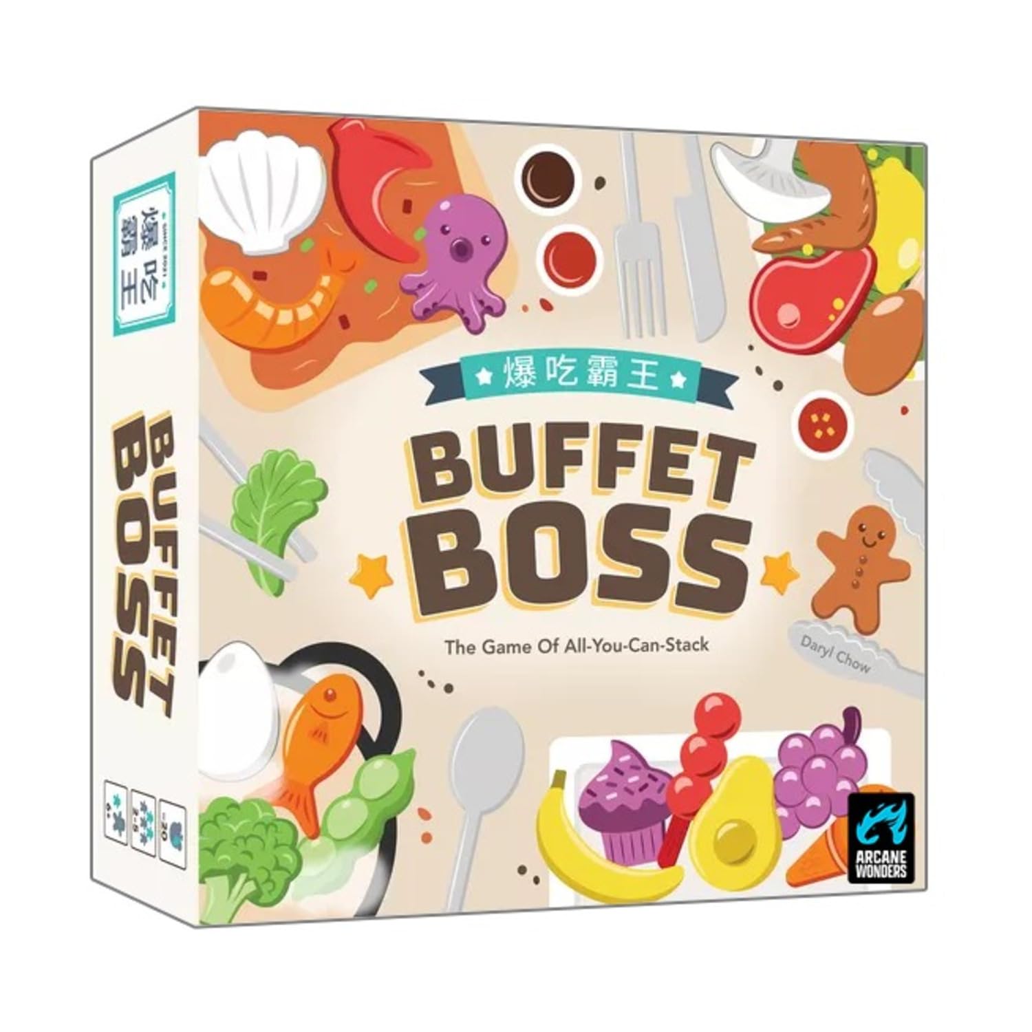 Arcane Wonders Buffet Boss - Dexterity Game, for 1-5 Players, Ages 6+