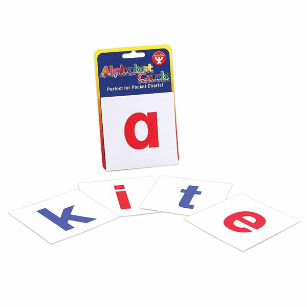 Alpha Cards 30, A-Z, 4 Blank Cards  3"x3" - Lower Case