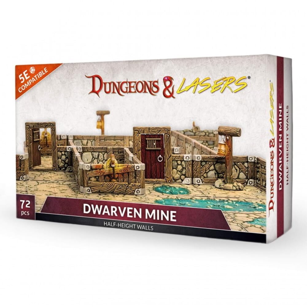 Archon Studio Dwarven Mine Half-Height Walls