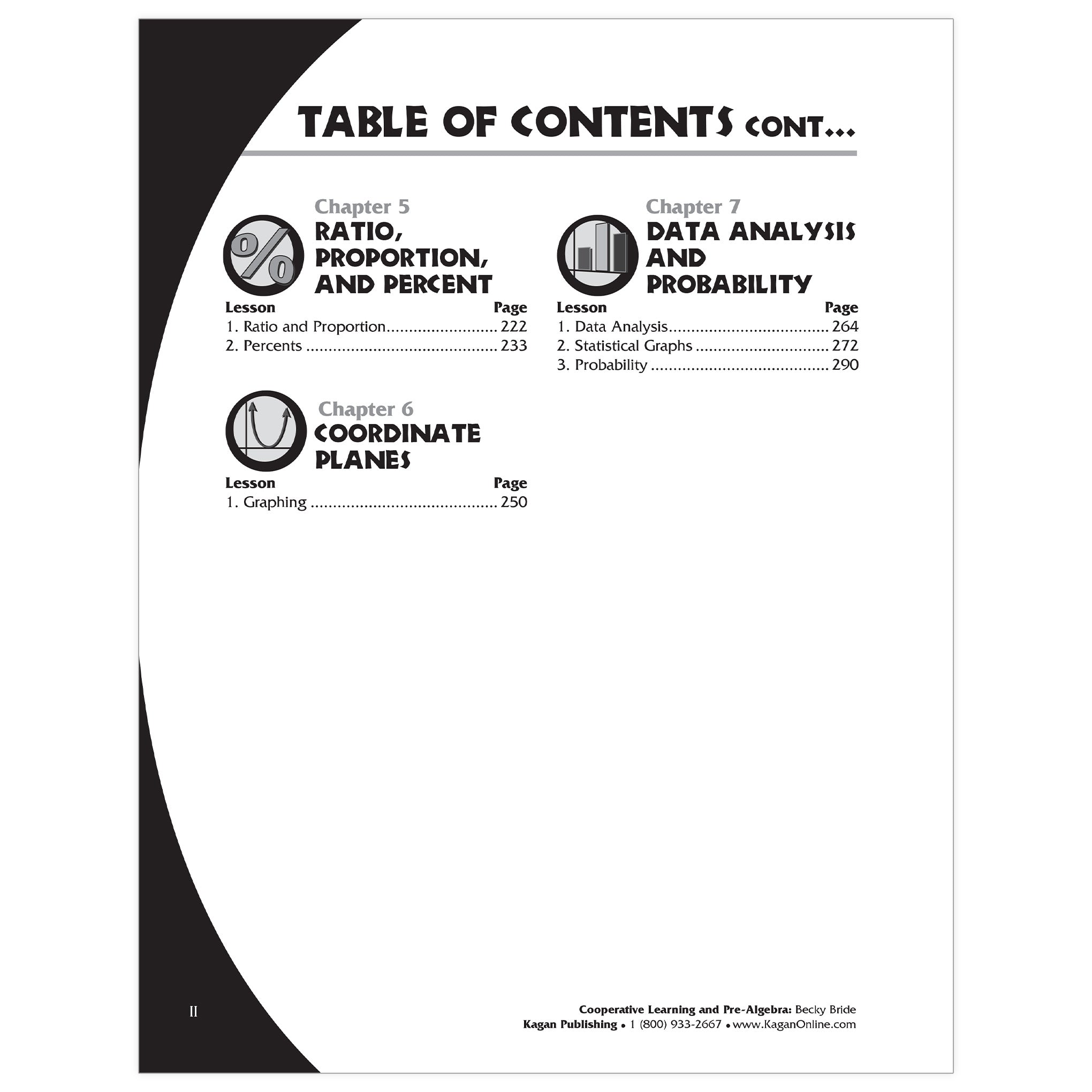 Cooperative Learning & Pre-Algebra Secondary Activities Book, Grade 6-10