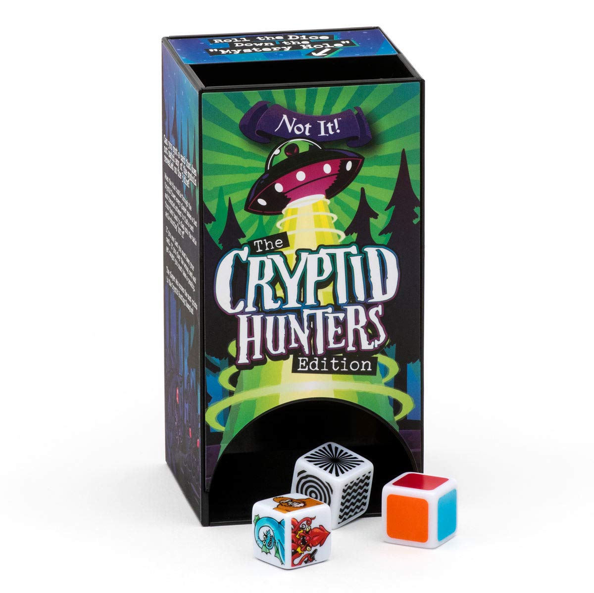 Not It Dice Games for Kids Strategy Game for Family Night Fun Card Game Stocking Stuffer Gift 3+ Players Ages 6+ Cryptid Hunters