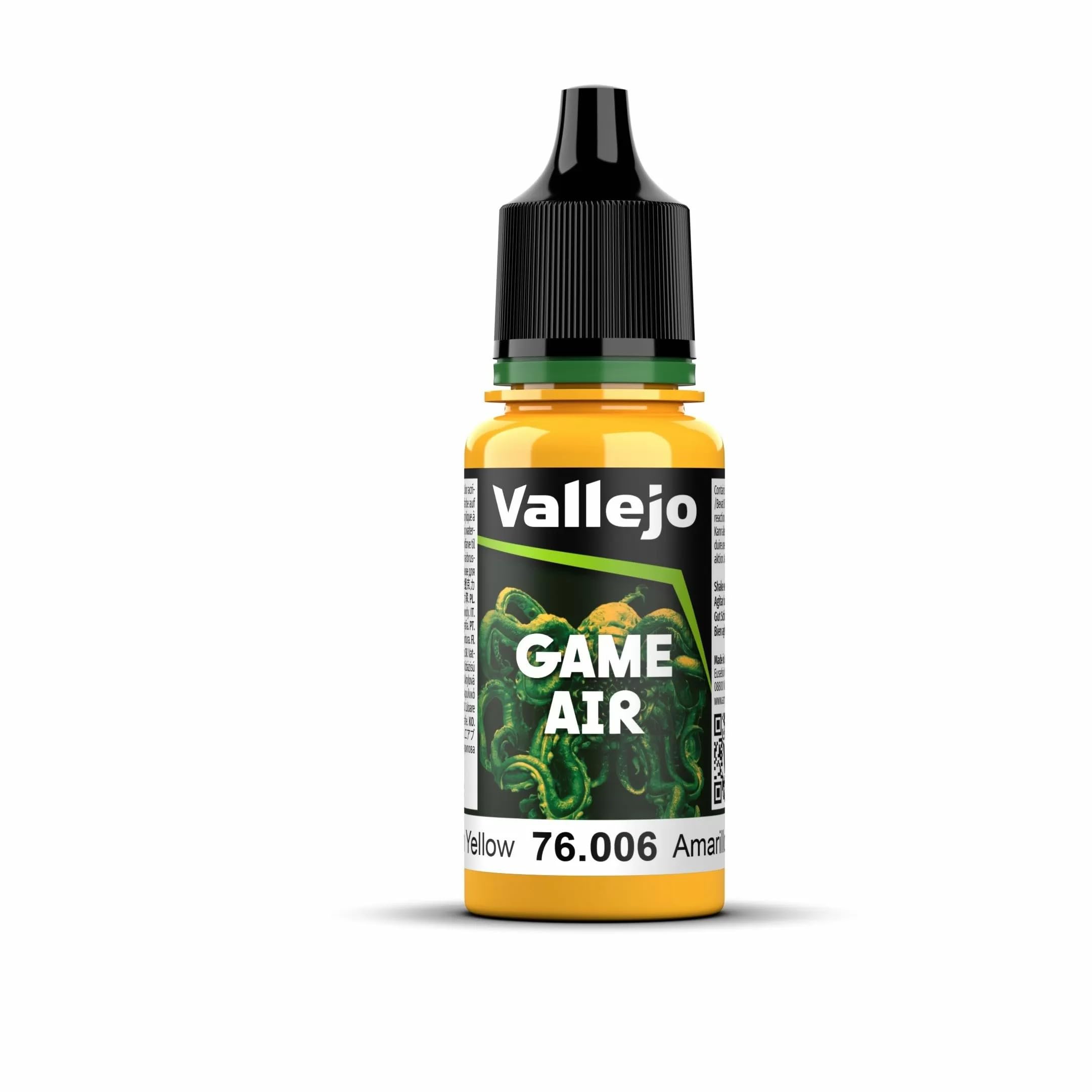 Vallejo AV Game Air 18ml - Sun Yellow Model paint, VAL76006