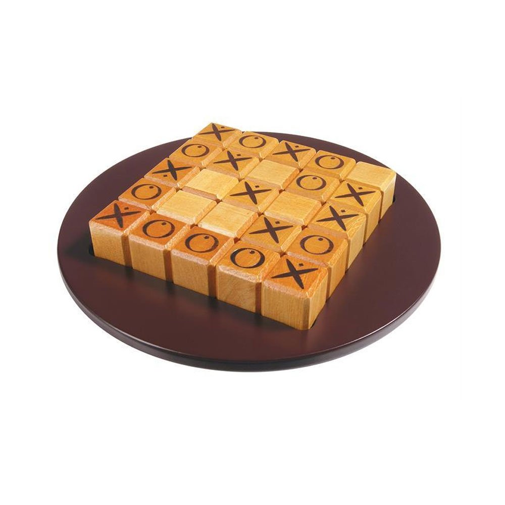 Quixo | Wooden Abstract Strategy Board Game for Kids and Adults | Family Game Night Favorite | Tic-Tac-Toe Style Competitive Puzzle | Easy to Learn, Fast to Play | Ages 8+ | 2-4 Players | 15 Min