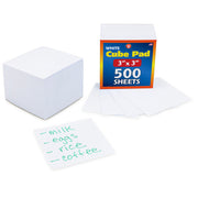 Bright Cube - 1 cube of 500 3" Squares, White