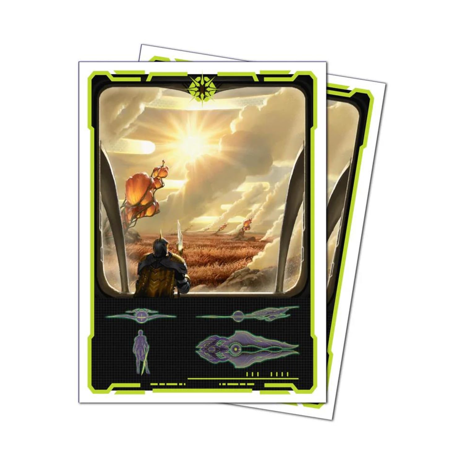 Ultra PRO - Edge of Eternities Adagia, Windswept Bastion 105ct APEX™ Deck Protector Sleeves for Magic: The Gathering, Card Protection, TCG Accessories, Collectible Trading Cards Game