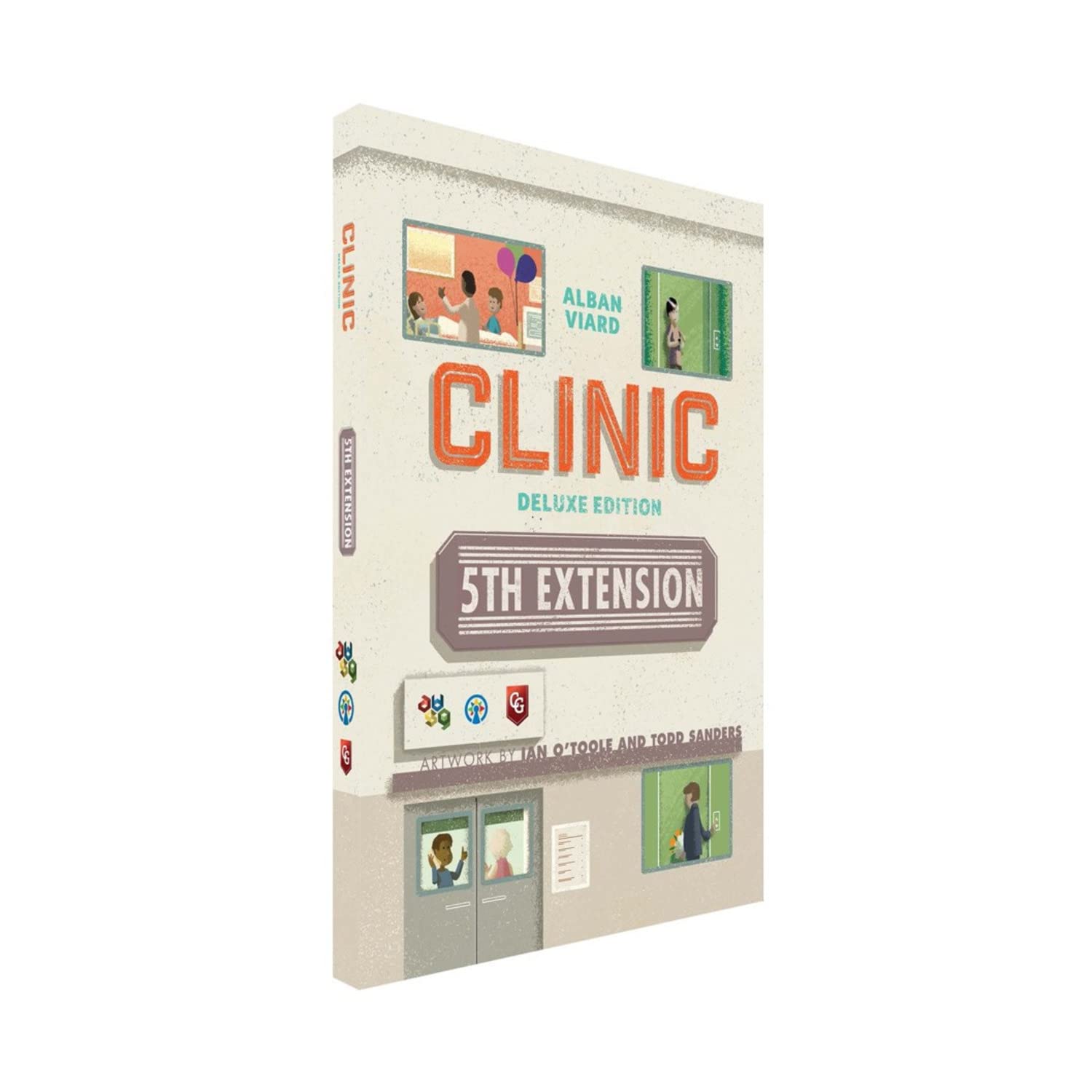 Capstone Games: Clinic Deluxe Extension 5 - Strategy Board Game Extension, 1-4 Players, Ages 12+, 60-150 Min Game Time