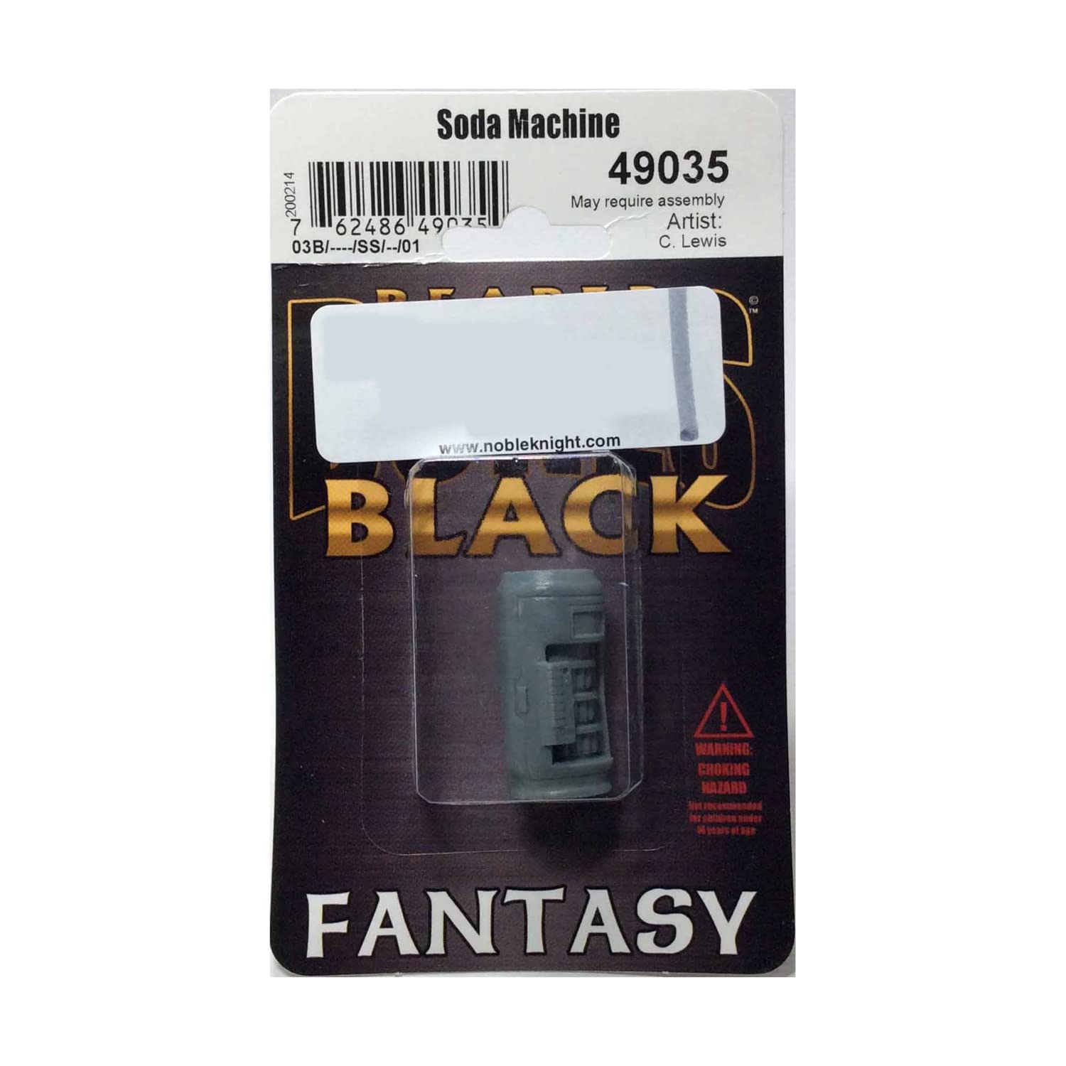 Reaper Soda Machine Miniature 25mm Heroic Scale Figure Bones Black Miniatures