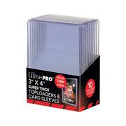 Ultra Pro 3 X 4 Super Thick 130PT Toploader with Thick Card Sleeves 10ct, Multi-Coloured,15281