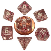Ethereal Light Purple 10mm Mini Polyhedral Dice Set