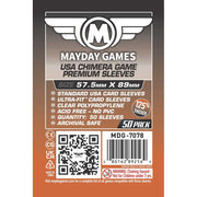 Deck Protector: USA Chimera Game, Dk Orange 57.5 x 89mm (50)