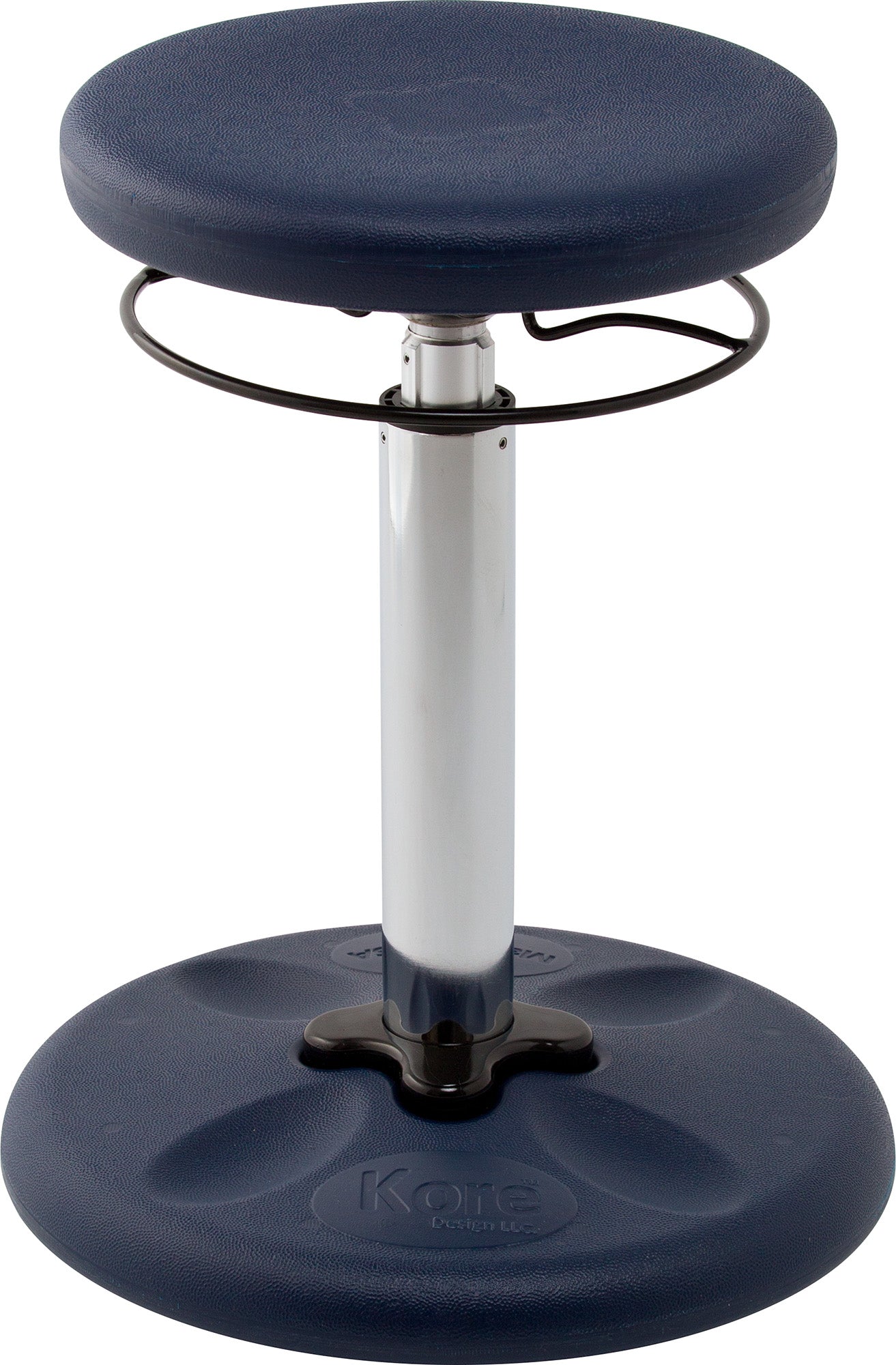 Kore Design™ Kids Adjustable Tall Wobble Chair 16.5-24", Dark Blue