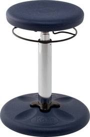 Kore Design™ Kids Adjustable Tall Wobble Chair 16.5-24", Dark Blue