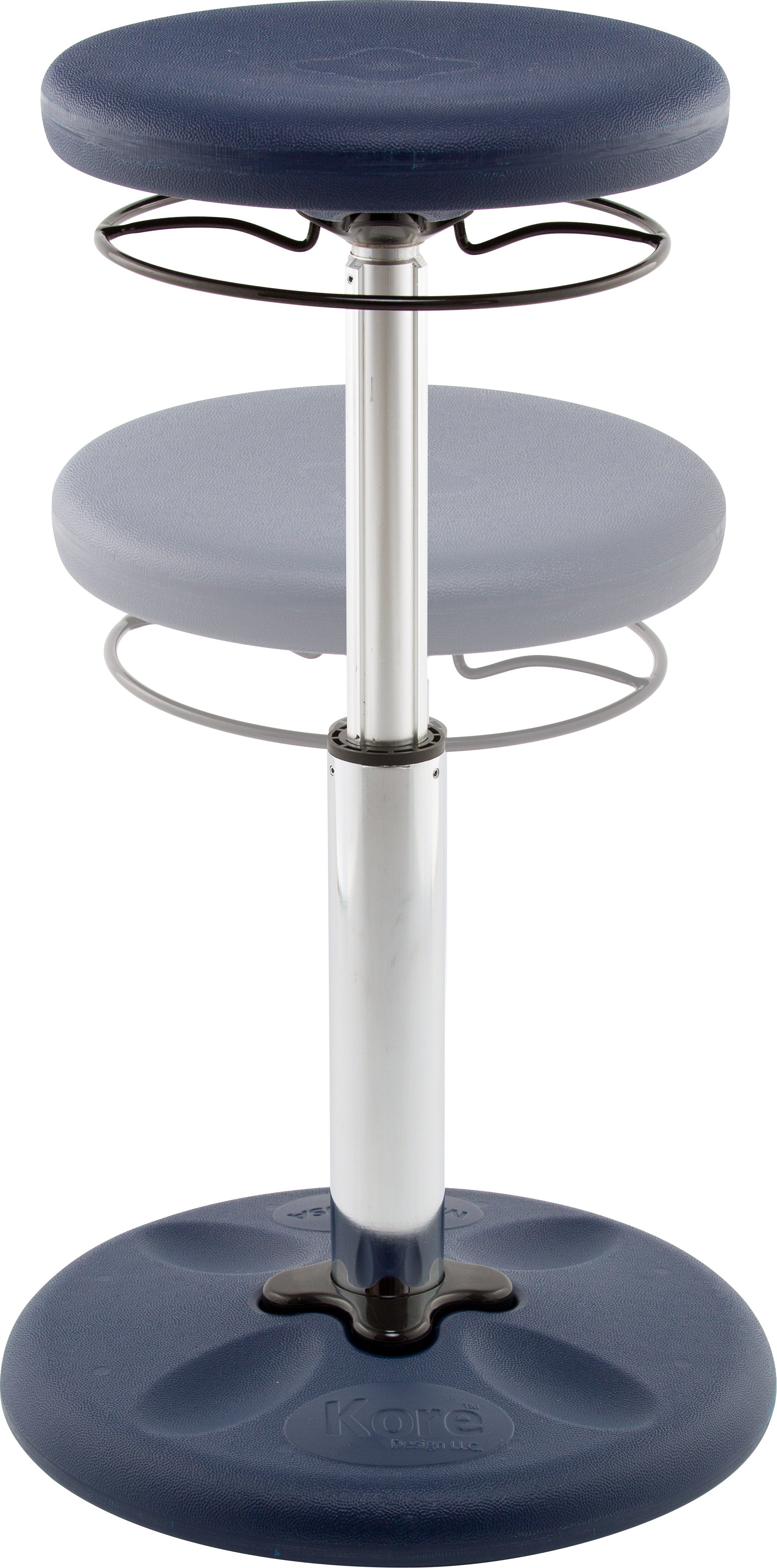 Kore Design™ Kids Adjustable Tall Wobble Chair 16.5-24", Dark Blue