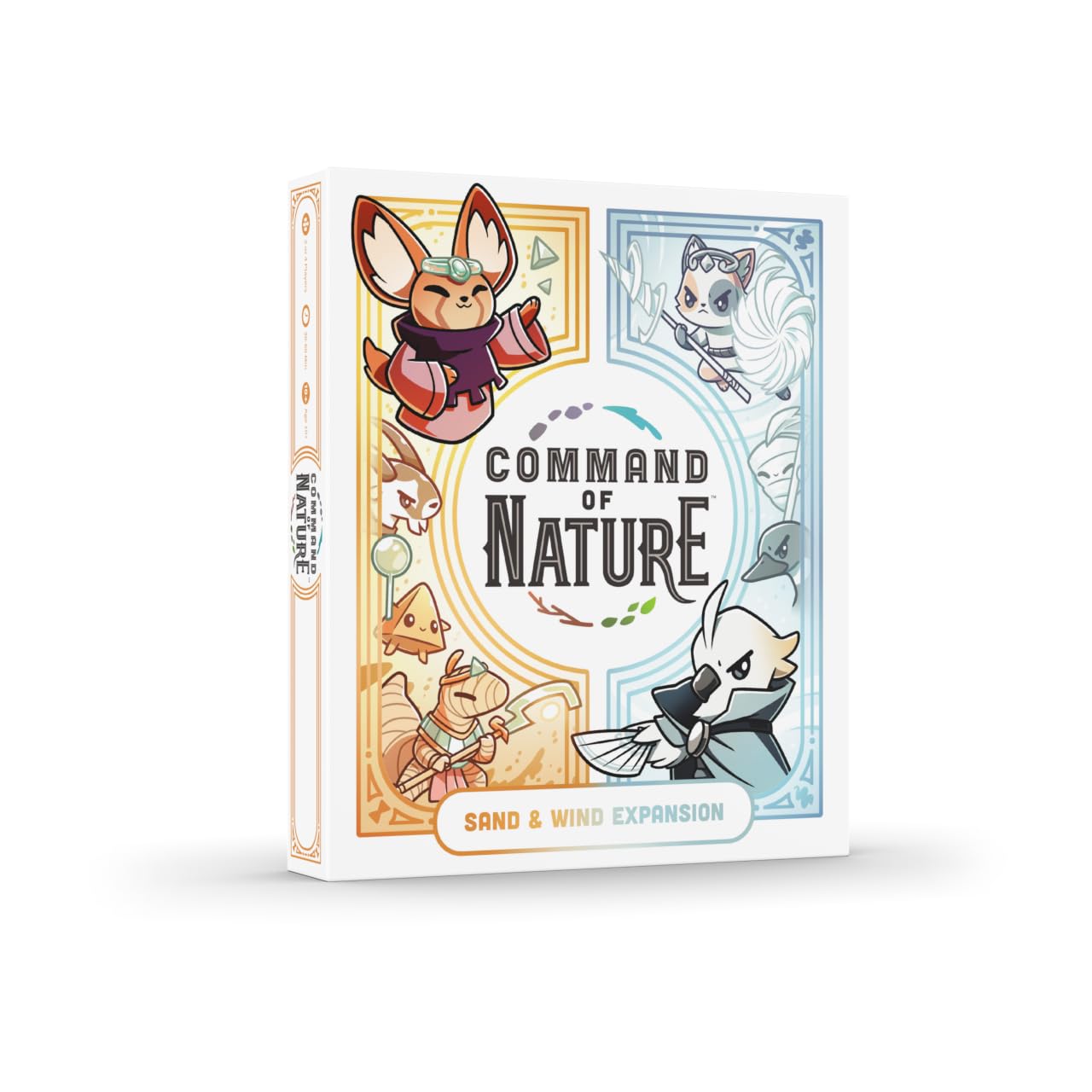 Unstable Games - Command of Nature Expansion - Sand & Wind Expansion - A Competitive Strategic Deck-Building Card Game for Kids, Teens, Adults - Great for Family Game Night