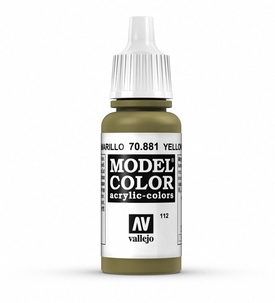 Vallejo Yellow Green Model Color 1 Paint, 18ml
