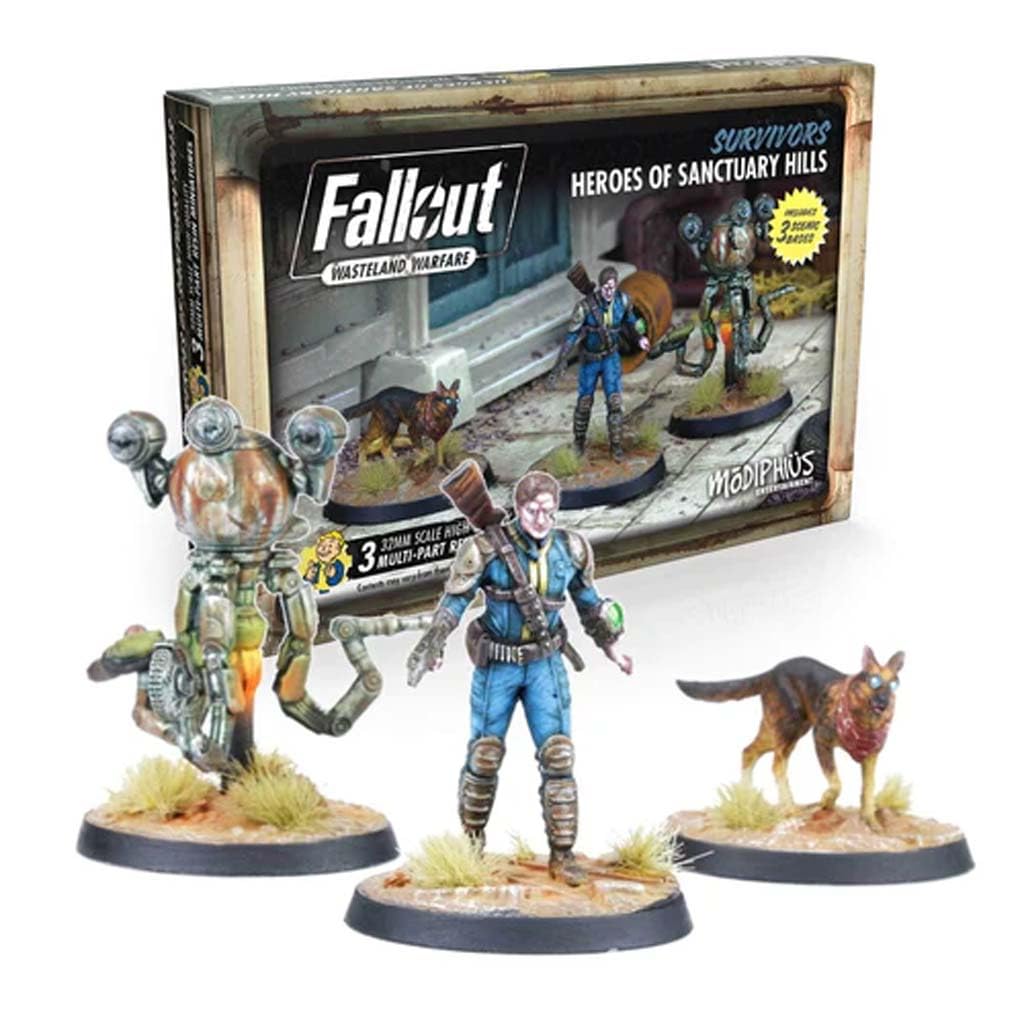 Fallout Wasteland Warfare Survivors Heroes of Sanctuary Hills Miniatures