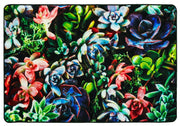 Succulent Garden Rug  - 4ft x 6ft - Rectangle - Green