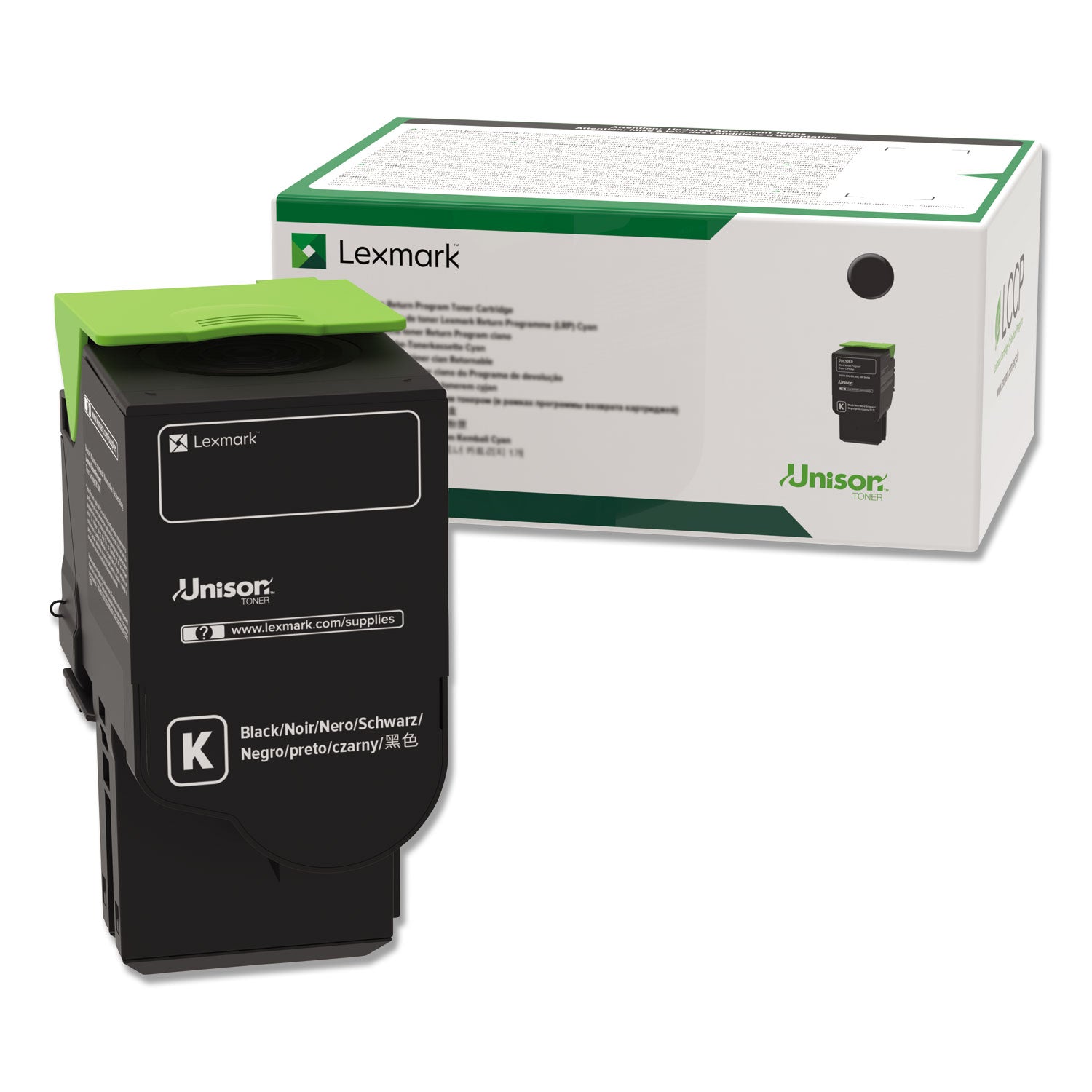 Lexmark Unison Original Ultra High Yield Laser Toner Cartridge - Black - 1 Each - 10500 Pages