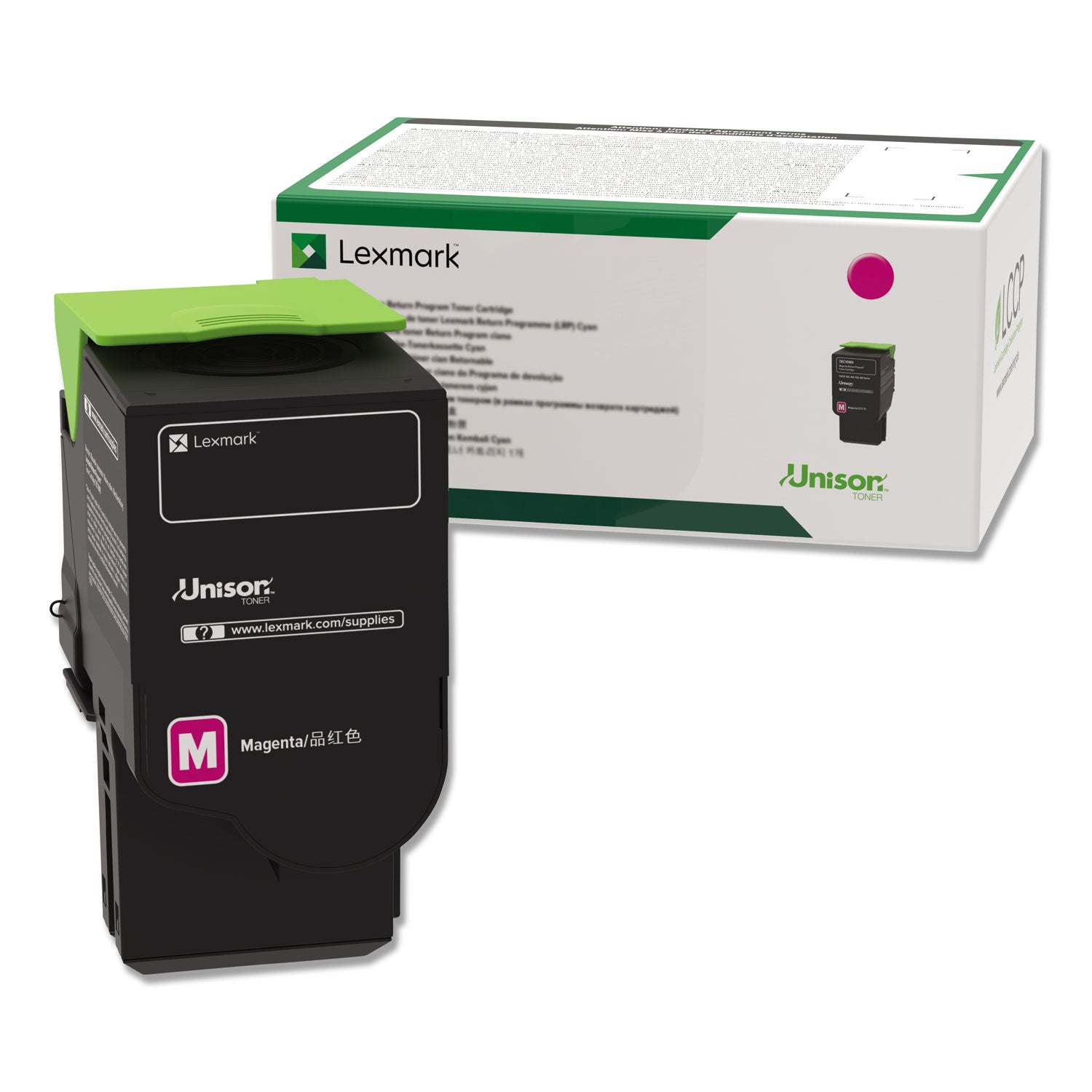 Lexmark Unison Original Ultra High Yield Laser Toner Cartridge - Magenta - 1 Each