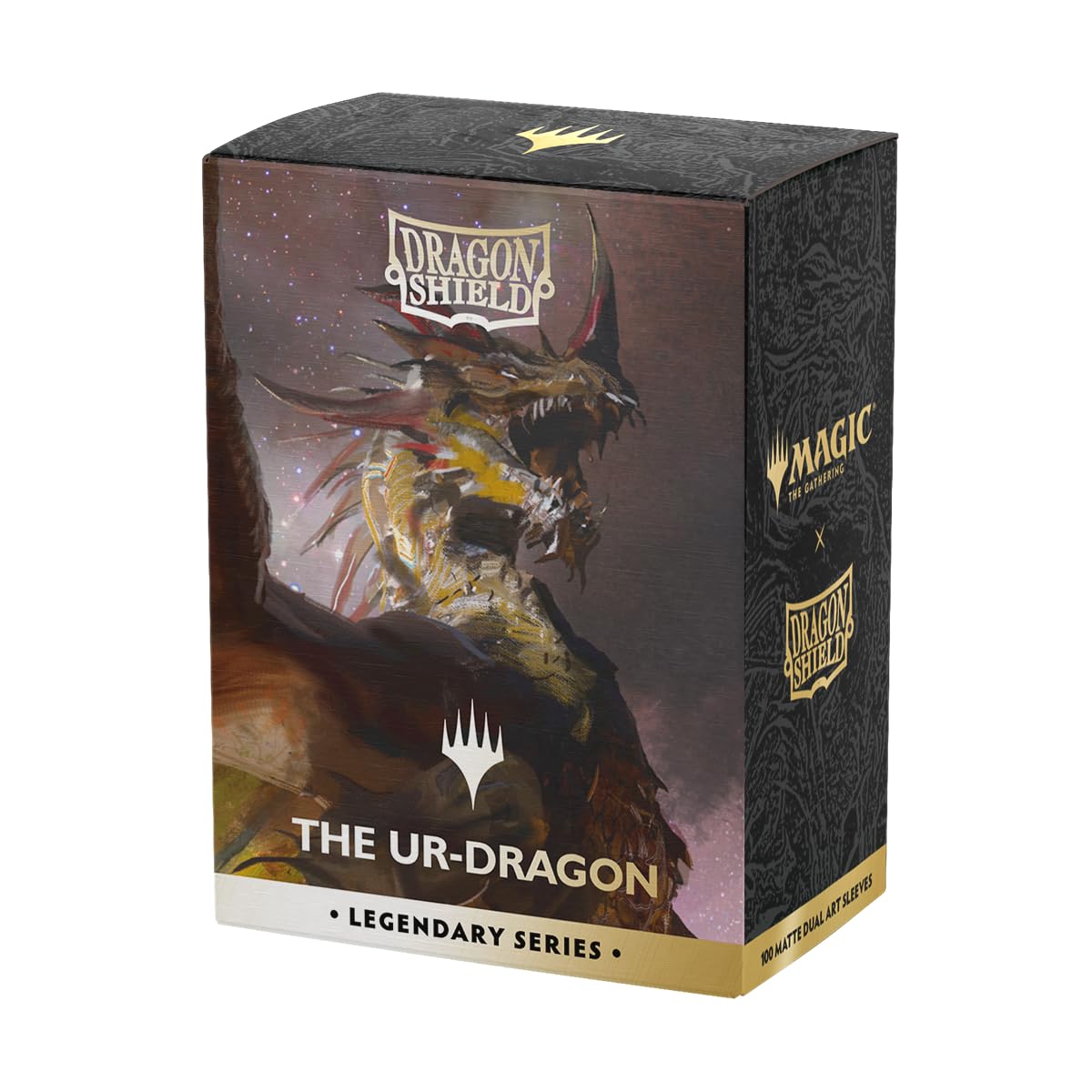 Dragon Shield | Matte Dual Art Sleeves | MTG Legendary Series | 100 CT - Smooth & Tough Premium TCG Sleeves | Compatible with Pokemon, One Piece & Magic The Gathering | The Ur-Dragon