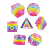 Opaque: 7Pc Polyhedral Cotton Candy