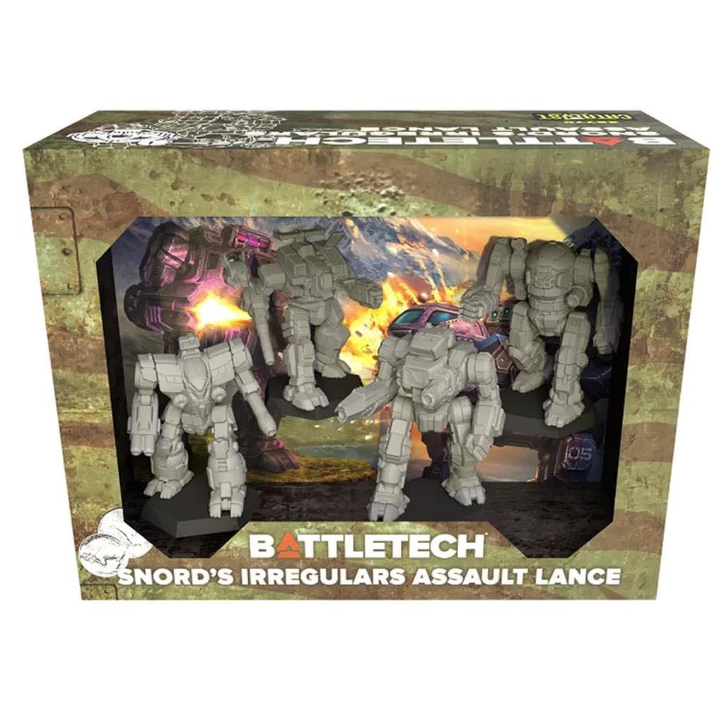 Battletech Snord's Irregulars Assault Lance by Catalyst Game Labs, Roleplaying Game