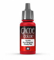 Vallejo Game Color Bloody Red Paint, 18ml