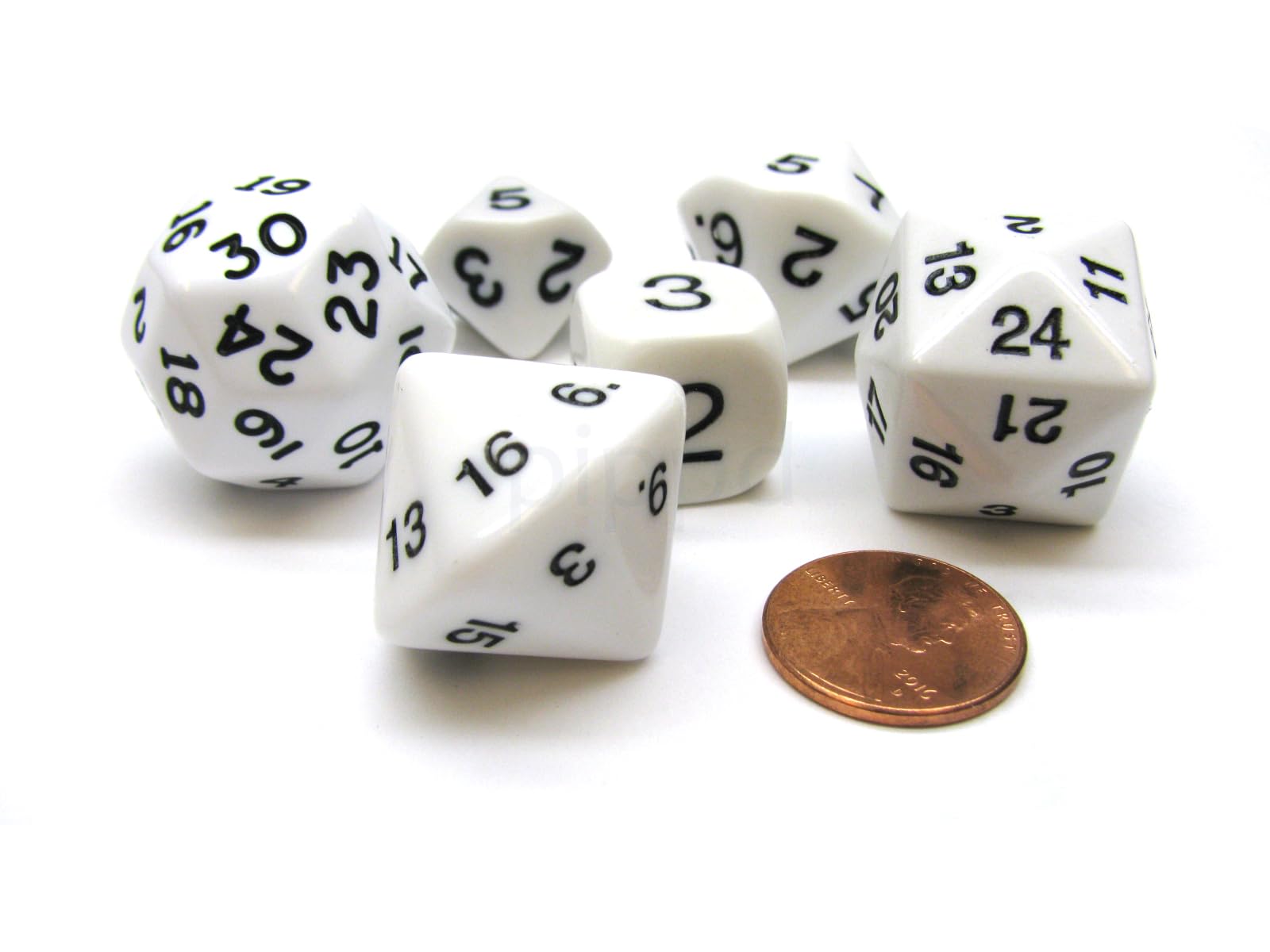 Koplow Games White Special Who Knew 6 Dice Set