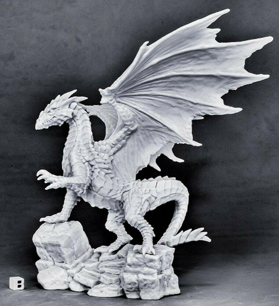Bones: Reaper Miniatures Kyphrixis, The Copper Dragon #77565 Bones Unpainted Plastic