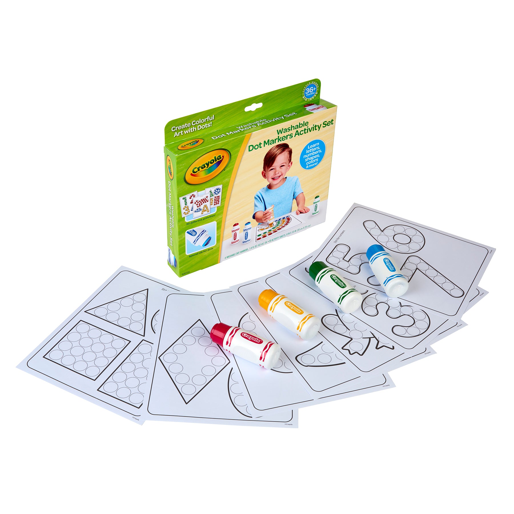 Washable Dot Markers Activity Set