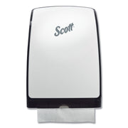 Multifold Dispenser - 225 x Towel - 13.7" Height x 9.8" Width x 2.9" Depth - White - Compact, Easy-to-load - 1 Each