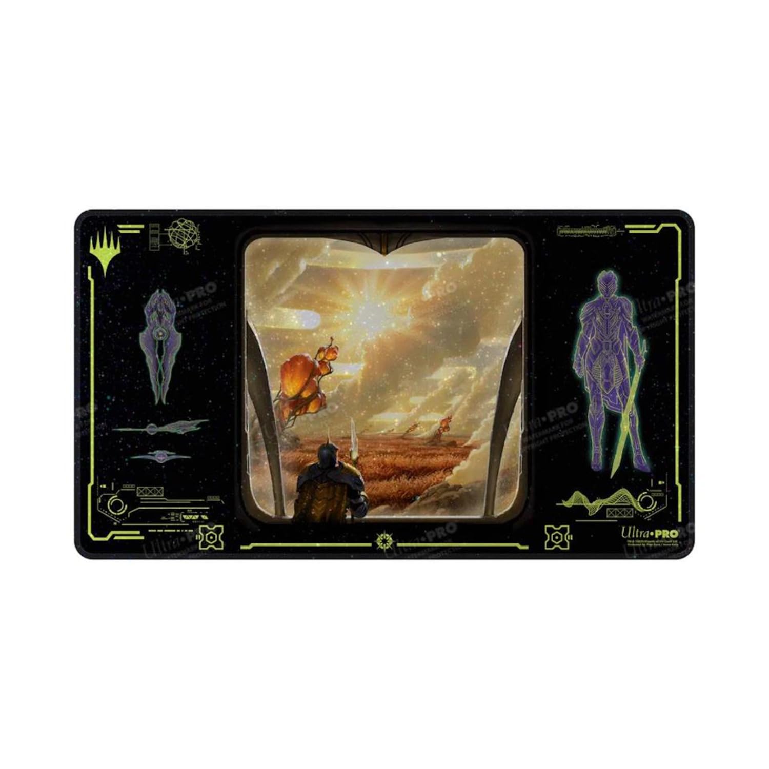 Edge of Eternities Adagia, Windswept Bastion Holofoil Playmat for Magic: The Gathering