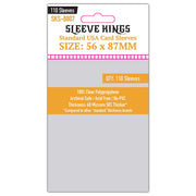 Sleeve Kings Standard Card Sleeves – 110 Count, Clear 60 Micron Thickness, Medium USA Size (56 x 87 mm), Compatible with Heat: Pedal to the Metal & More – SKU: SKS-8807