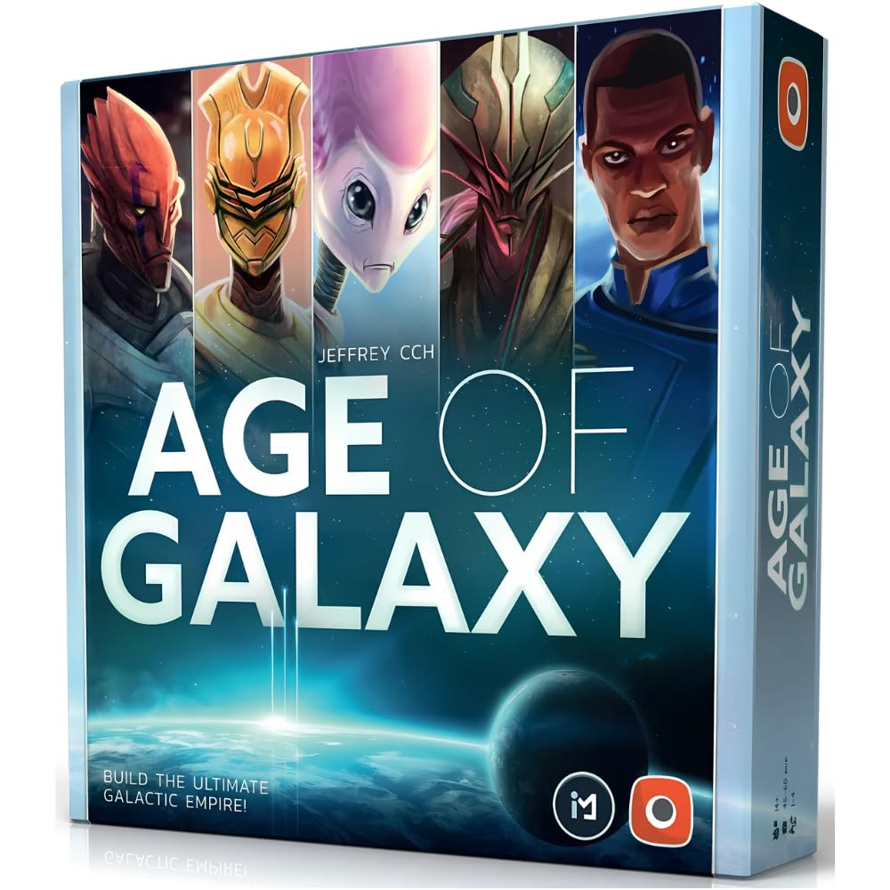 Age of Galaxy: Second Edition – 4X Sci-Fi Strategy Card Game by Portal Games | Empire Building, Technology Development & Faction Synergies | 1–4 Players, Ages 14+, 45–60 Min