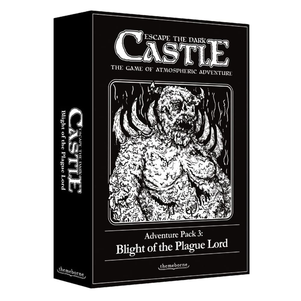 Themeborne Escape The Dark Castle Board Game Blight of The Plague Lord Adventure Pack 3 - Confront New Enemies! Cooperative Strategy Game for Adults, Ages 14+, 1-4 Players, 45 Min Playtime, Made