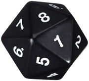d20 Single 55mm Countdown Black (Bagged)