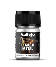 Vallejo - Liquid Metal | White Gold 35 ml. (1.18 fl.oz.)