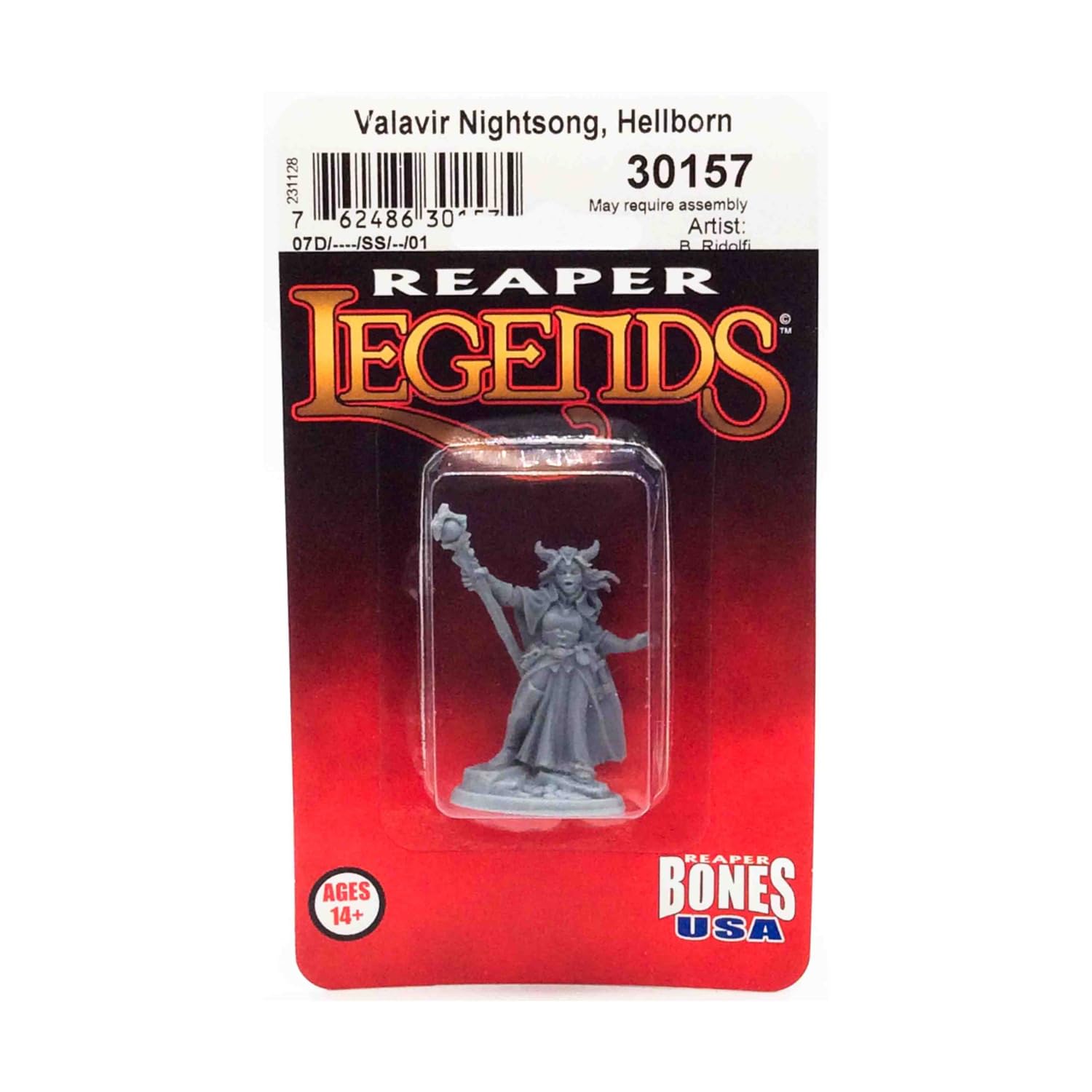 Reaper Miniatures Valavir Nightsong, Hellborn
