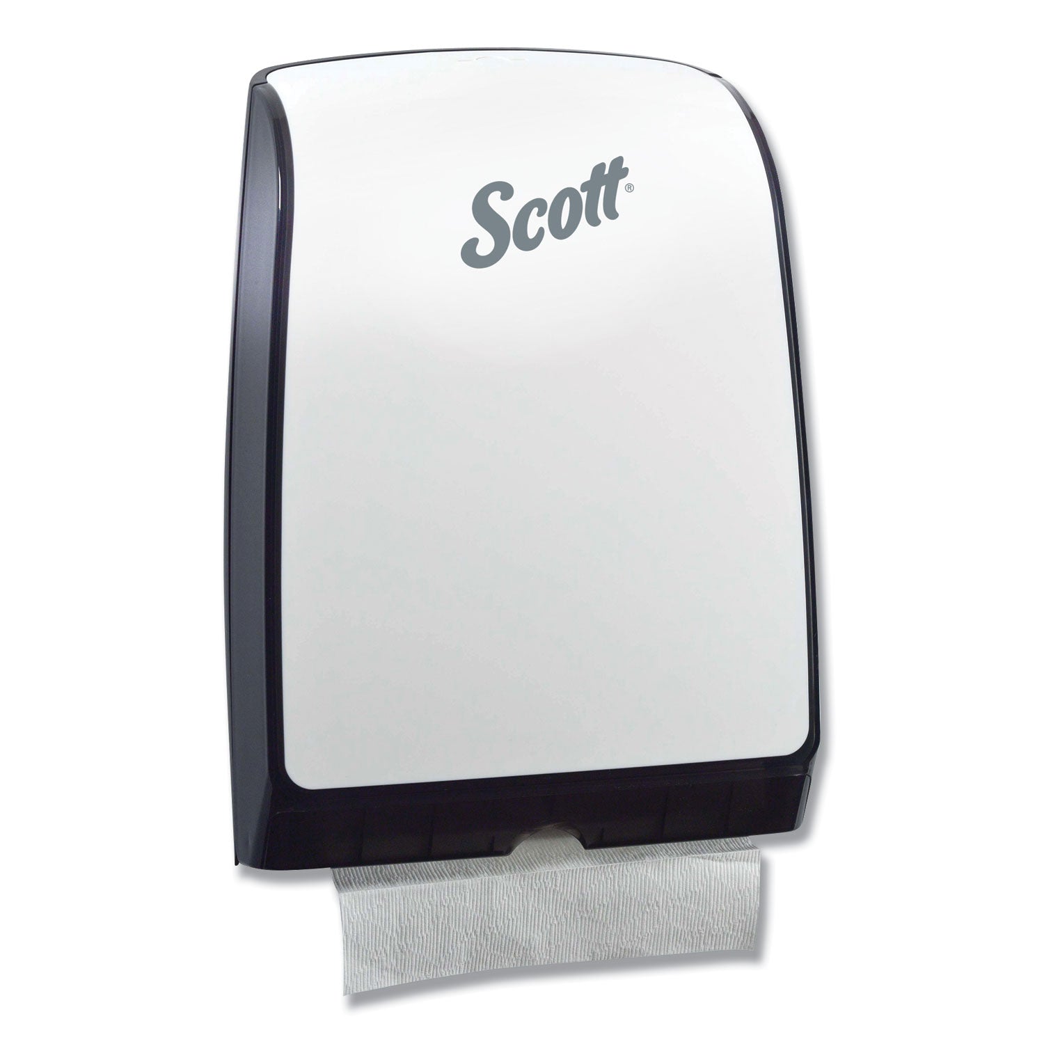 Multifold Dispenser - 225 x Towel - 13.7" Height x 9.8" Width x 2.9" Depth - White - Compact, Easy-to-load - 1 Each