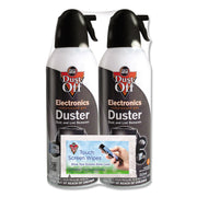 Falcon Dust-Off Compressed Gas Duster - Ozone-safe, Moisture-free - 2 / Pack