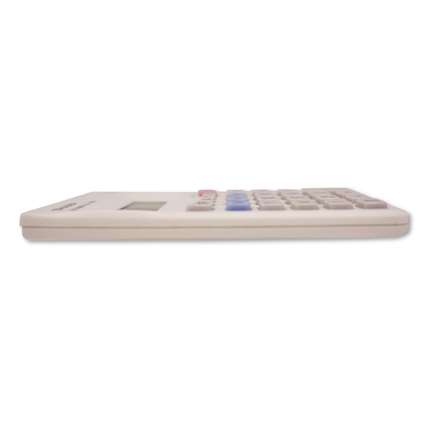 Auto Power Off, 3-Key Memory - 8 Digits - LCD - Battery Powered - 0.3" Height x 2.4" Width x 4.1" Depth - White - Plastic - 1 Each