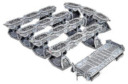 TinkerTurf Sci-Fi Terrain - Maglev Car & Rails (Neutral)