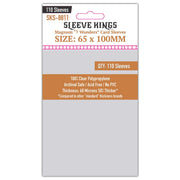 Sleeve Kings Standard Card Sleeves, 110-Count Clear Trading Card Protectors, 60 Micron Thickness, Acid-Free Penny Sleeves, 2.5 x 3.5 in for TCG, Sports Cards & Board Games