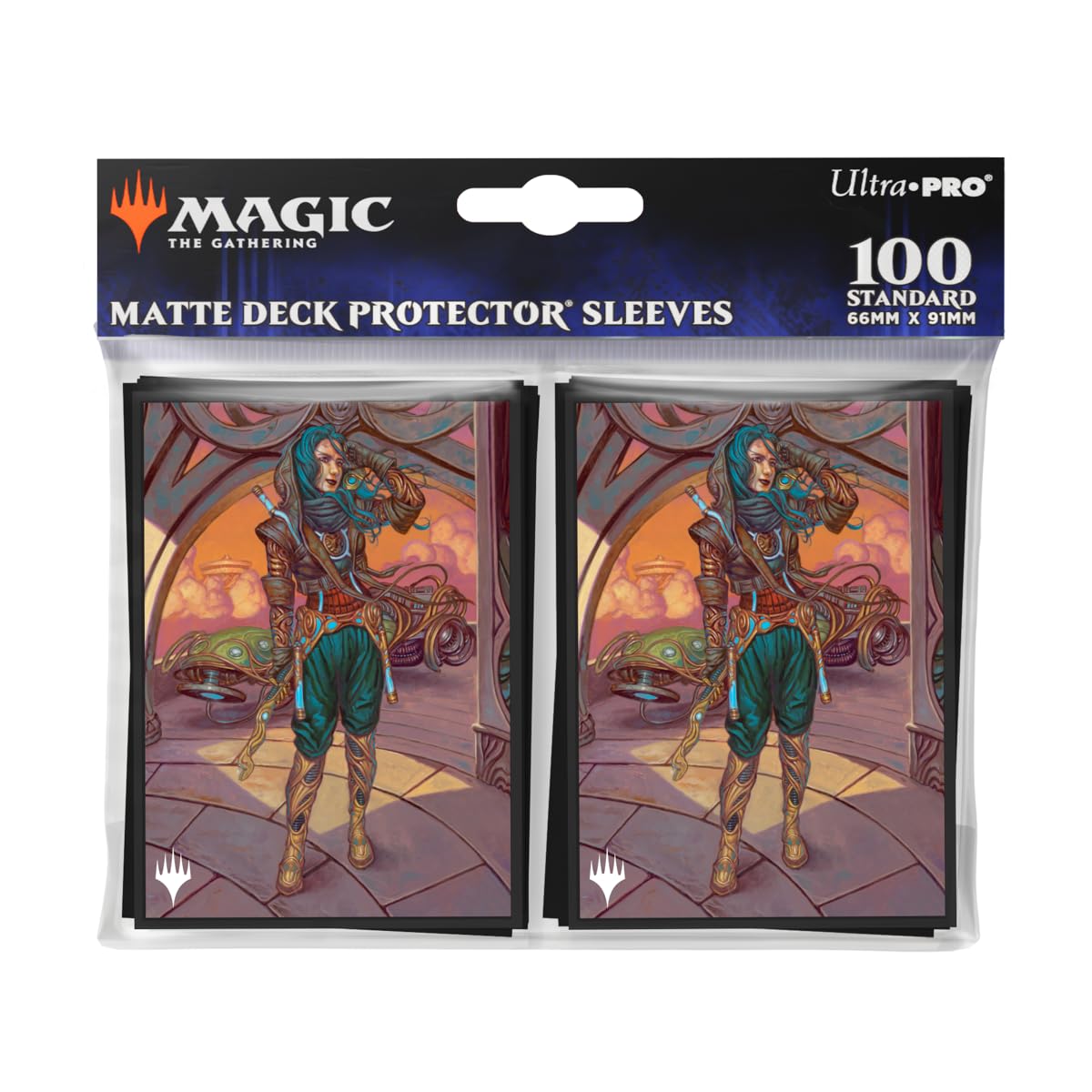 Ultra PRO - Aetherdrift Sita Varma, Masked Racer 100ct Deck Protector® Sleeves for Magic: The Gathering, Sports Cards, MTG, D&D Cards, Sized to Fit Standard Size Cards, Gaming Accessory
