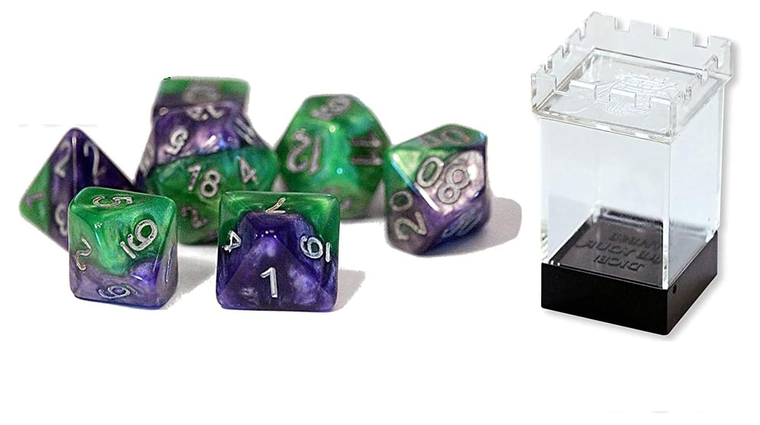 Gate Keeper Games & Dice Gatekeeper Games Halfsies Dice Joker - Upgraded Dice Case