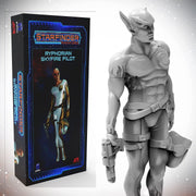 Starfinder: Unpainted Miniatures: Ryphorian Skyfire Pilot- 32mm Unpainted Plastic Miniatures by Archan Studio - for Kids and Adults Ages 14+
