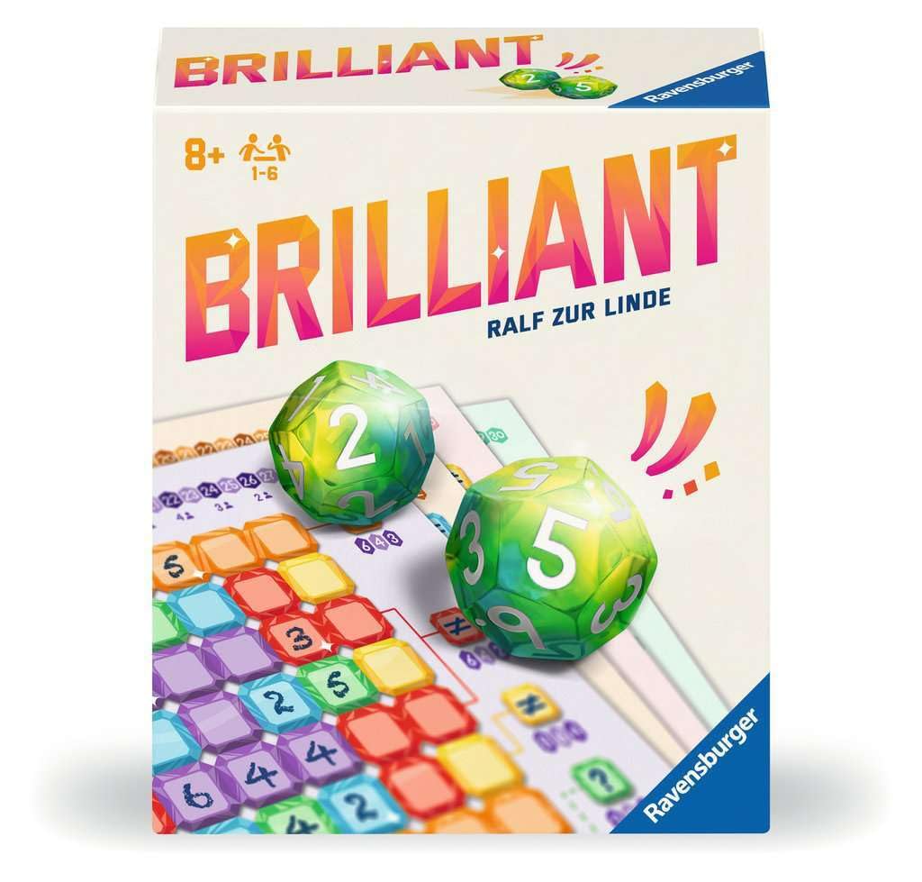 Ravensburger Brilliant - 23491 - Game for dice Fans Aged 8 and Over - Suitable for 1-6 People