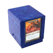 Gamegenic Sidekick Pro 100+ XL Convertible - Premium Deck Box with Secure Card Storage, UV Protected Slide Card Case, Display Top Card, Extra Token Drawer, Magnetic Closure, Blue Color, Made