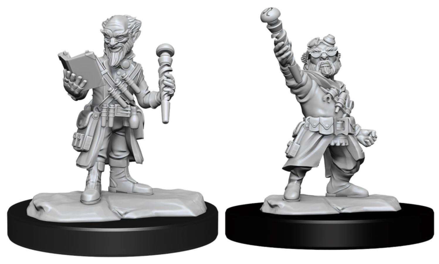 D&D: Nolzur's Marvelous Minis: Gnome Artificer Male Wave 14 (Unpainted)