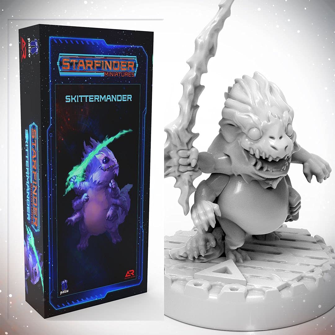 Archon Studio Starfinder: Unpainted Miniatures: Skittermander- 32mm Unpainted Plastic Miniatures for Kids and Adults Ages 14+, Grey